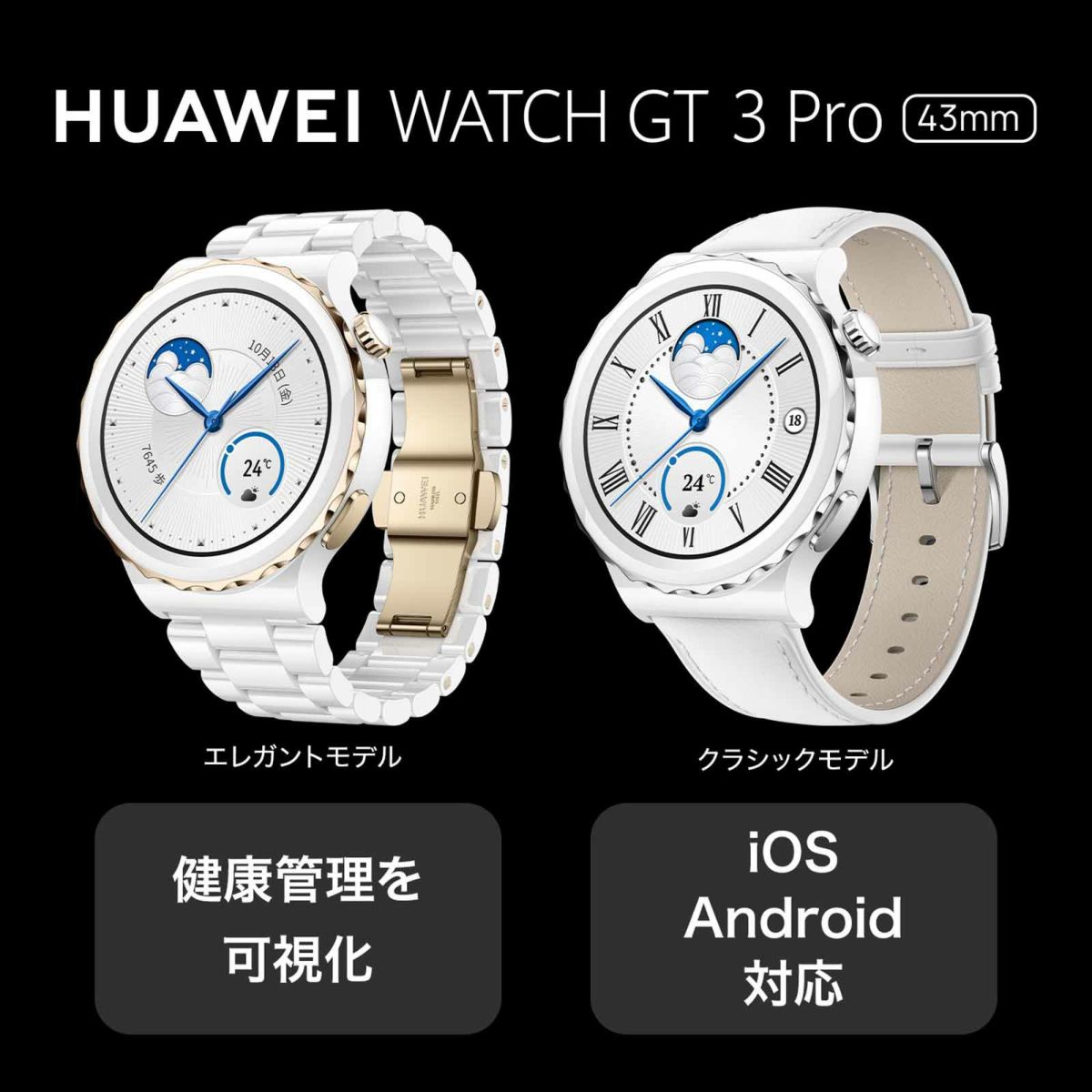 HUAWEI  Watch GT ファーウェイ ウォッチ GT 3 プロ / FRG-B19-GD