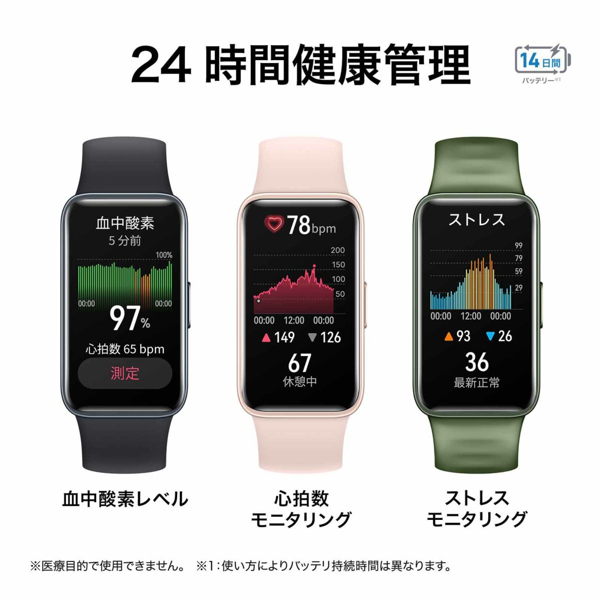 HUAWEI  Band 8 ファーウェイ バンド 8  / ASK-B19-PK