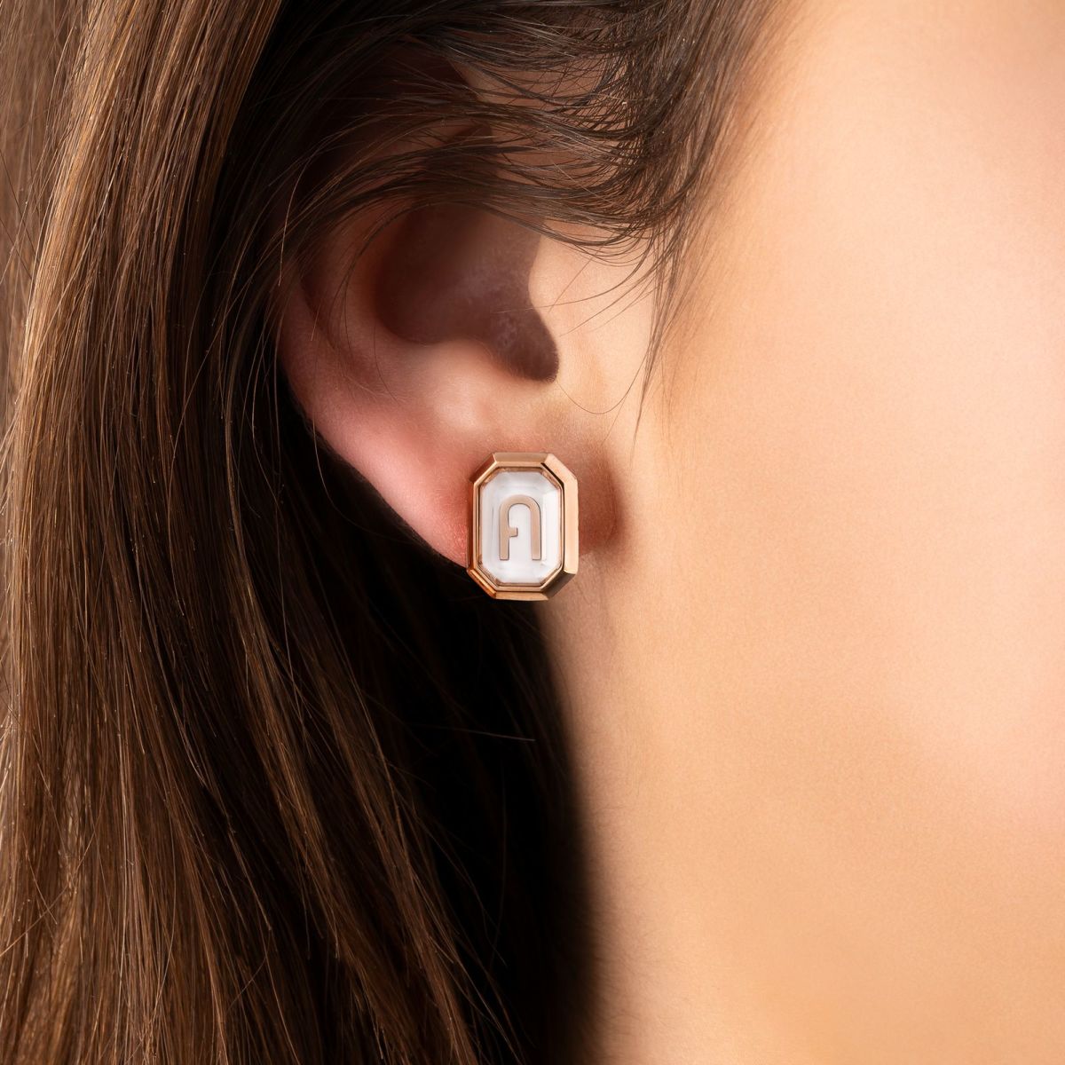 FURLA  OCTAGONAL フルラ フルラオクタゴナル ピアス / FJ0306ETU