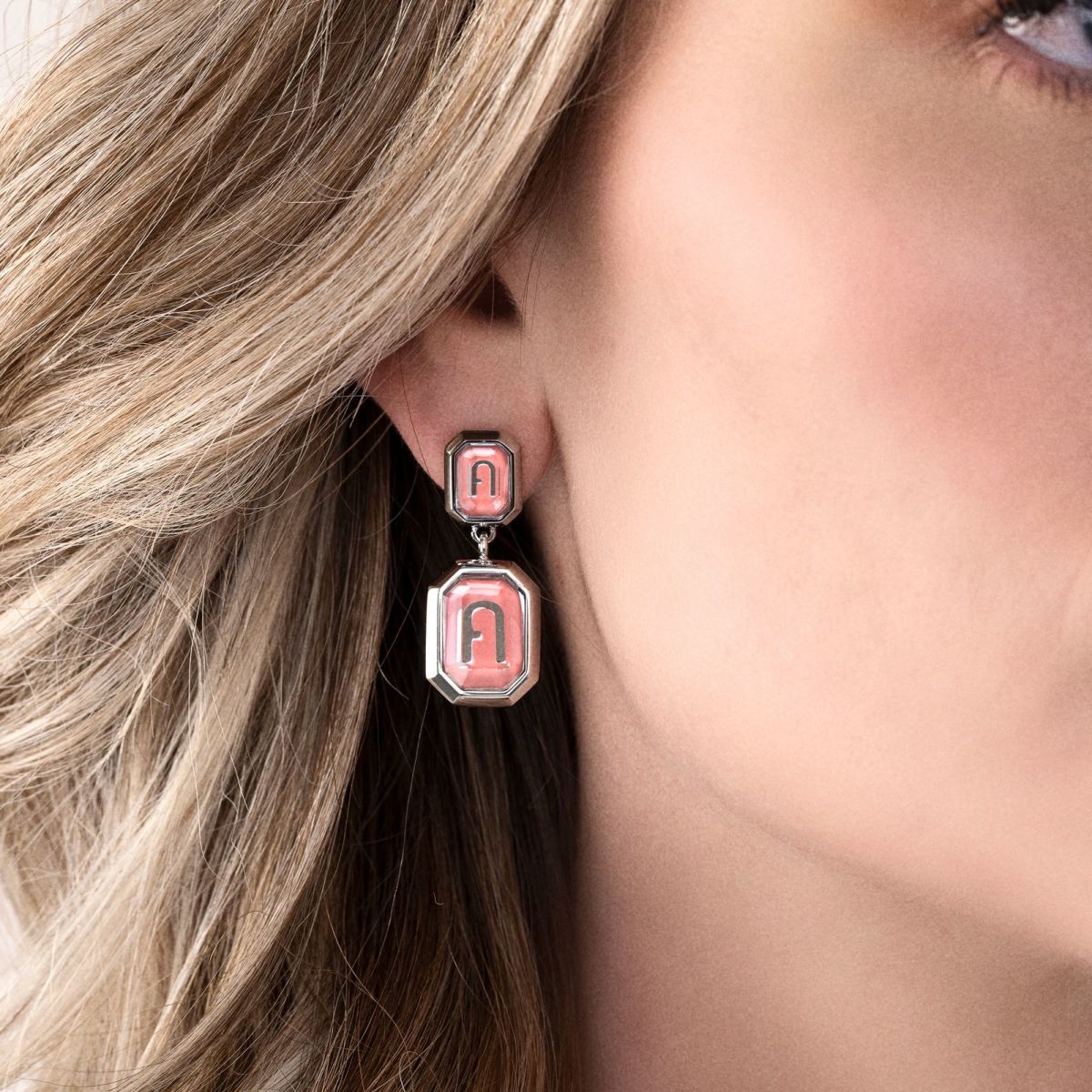 FURLA  OCTAGONAL フルラ フルラオクタゴナル ピアス / FJ0307ETU