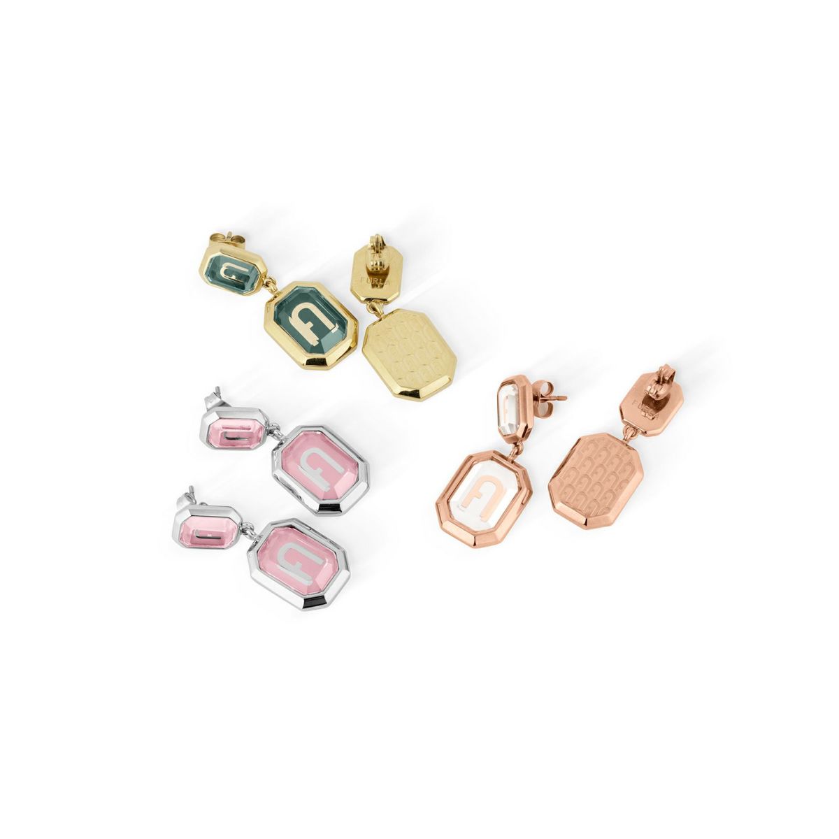 FURLA  OCTAGONAL フルラ フルラオクタゴナル ピアス / FJ0308ETU