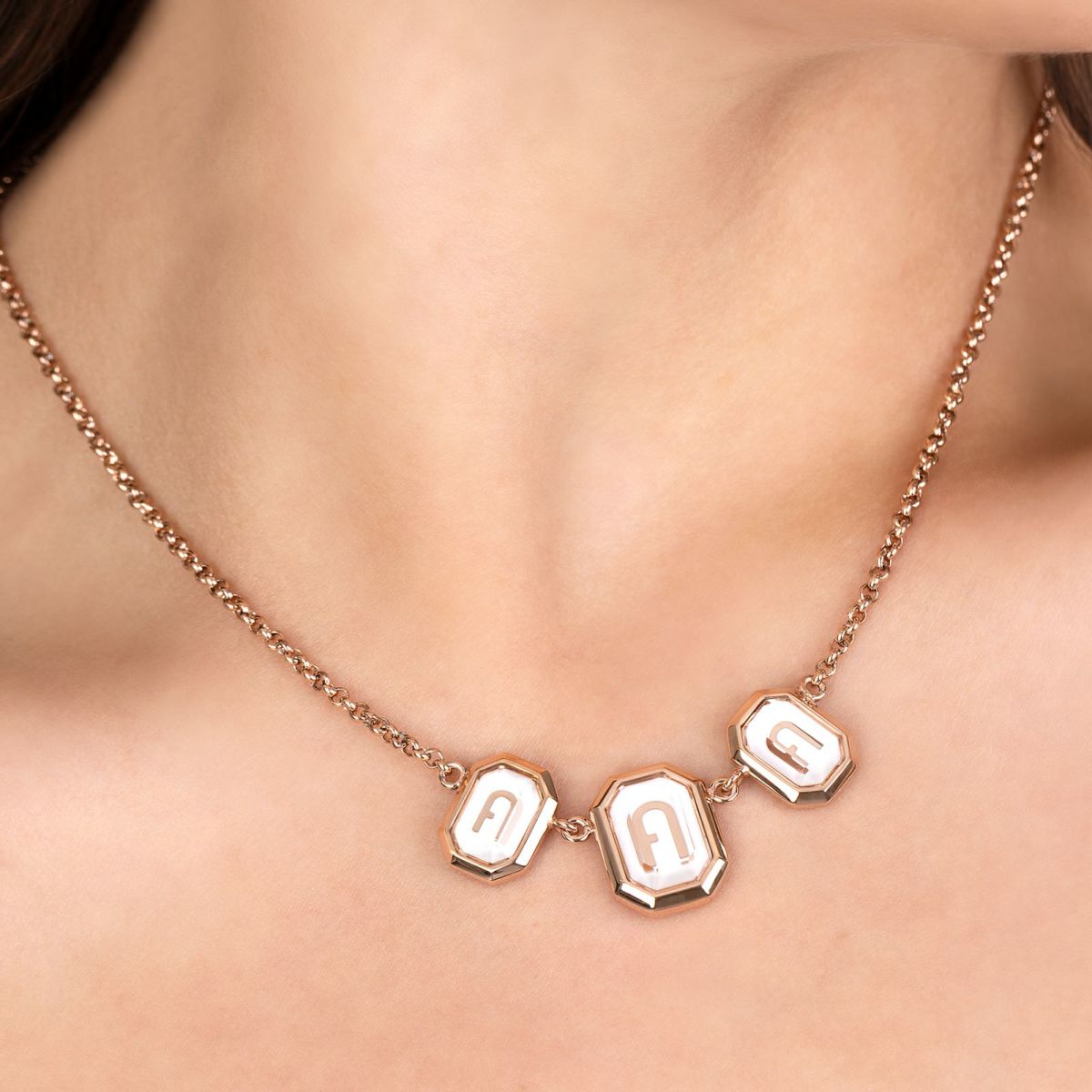 FURLA  OCTAGONAL NECKLACE フルラ フルラオクタゴナルネックレス / FJ0324NTU