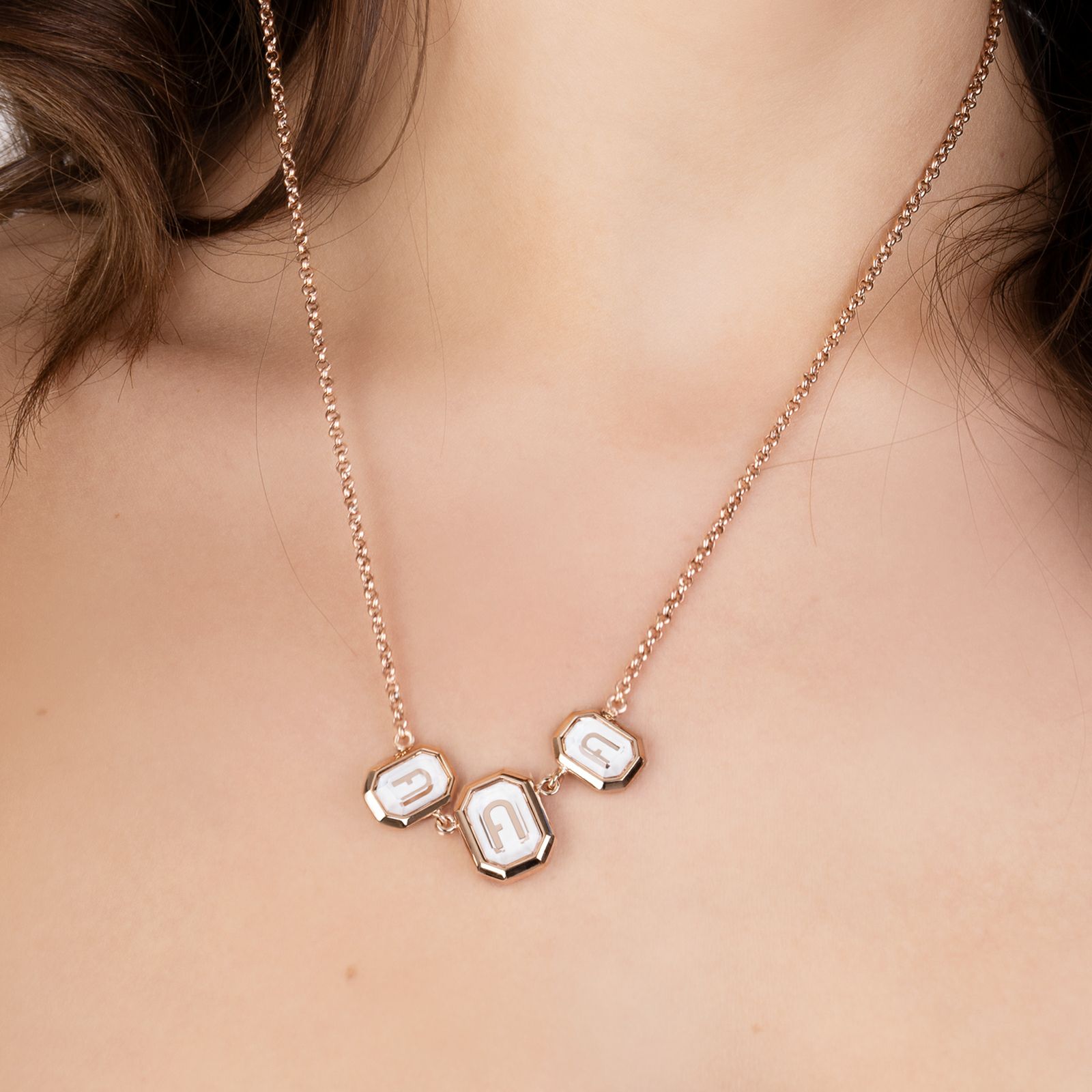 FURLA  OCTAGONAL NECKLACE フルラ フルラオクタゴナルネックレス / FJ0324NTU