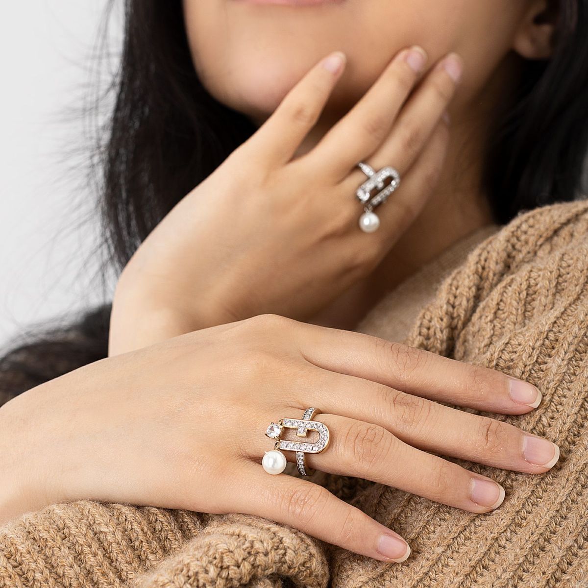 FURLA  ARCH PEARL RING フルラ フルラアーチパールリング / FJ0507RT0