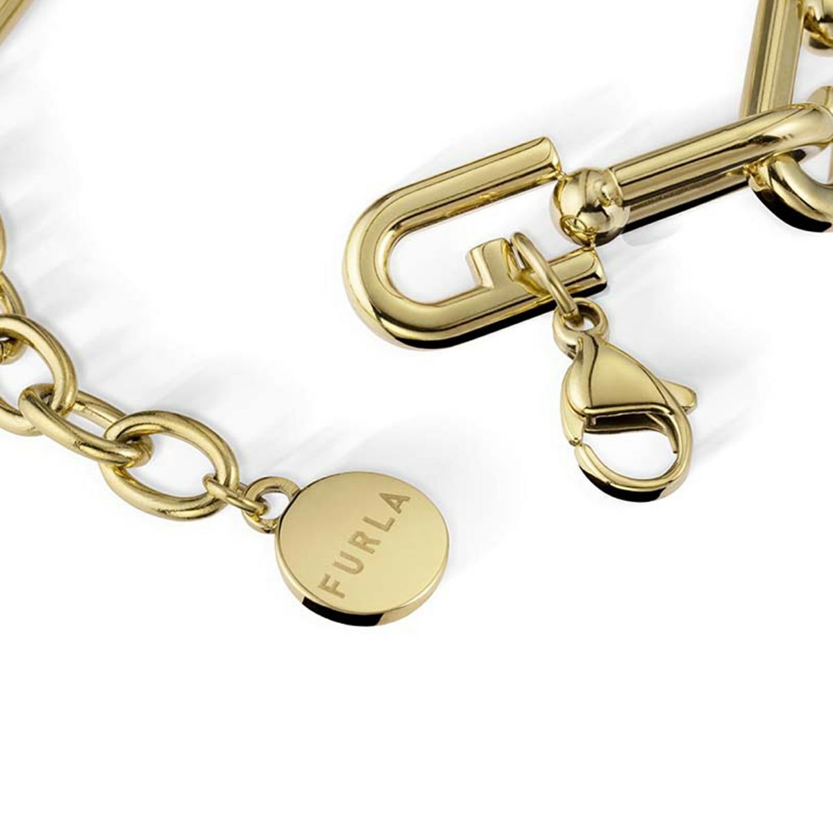 FURLA  FURLA CHAINED LOGO BRACELET フルラ フルラチェーンロゴブレスレット / FJ0910BTU