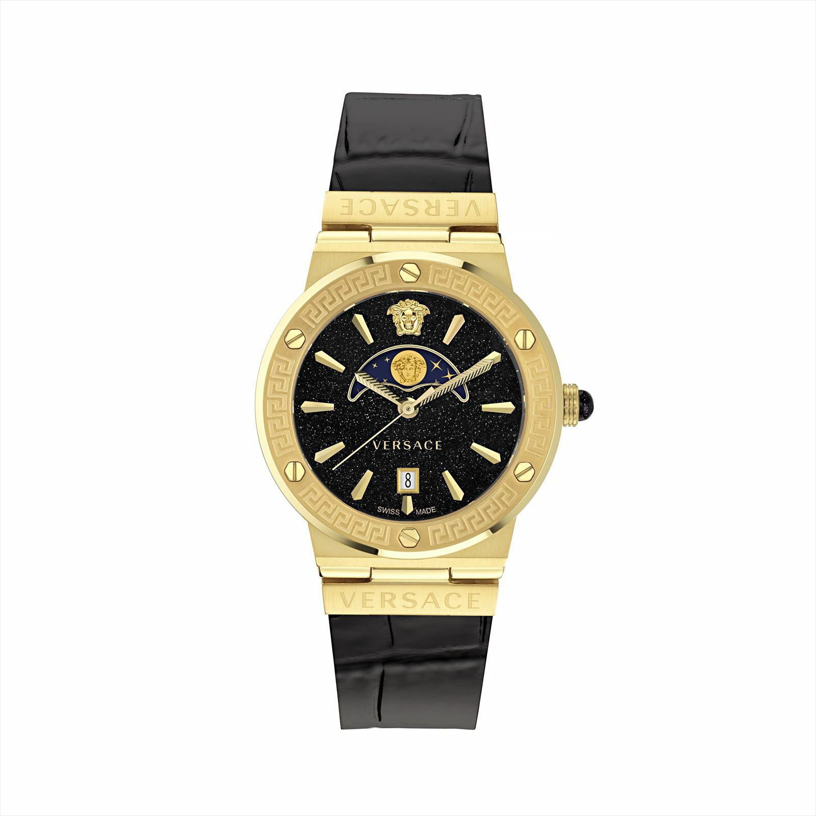 Versace  GRECA LOGO MOONPHASE ヴェルサーチェ グレカ ロゴ ムーンフェーズ  / VE7G00123