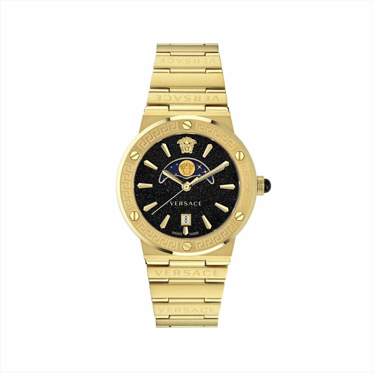 Versace  GRECA LOGO MOONPHASE ヴェルサーチェ グレカ ロゴ ムーンフェーズ  / VE7G00323