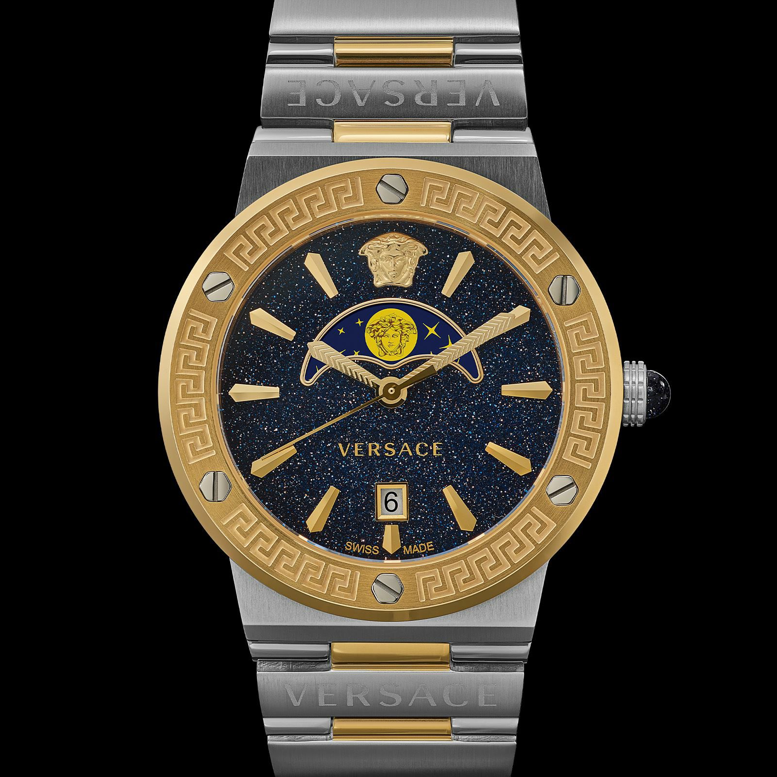 Versace  GRECA LOGO MOONPHASE ヴェルサーチェ グレカ ロゴ ムーンフェーズ  / VE7G00223