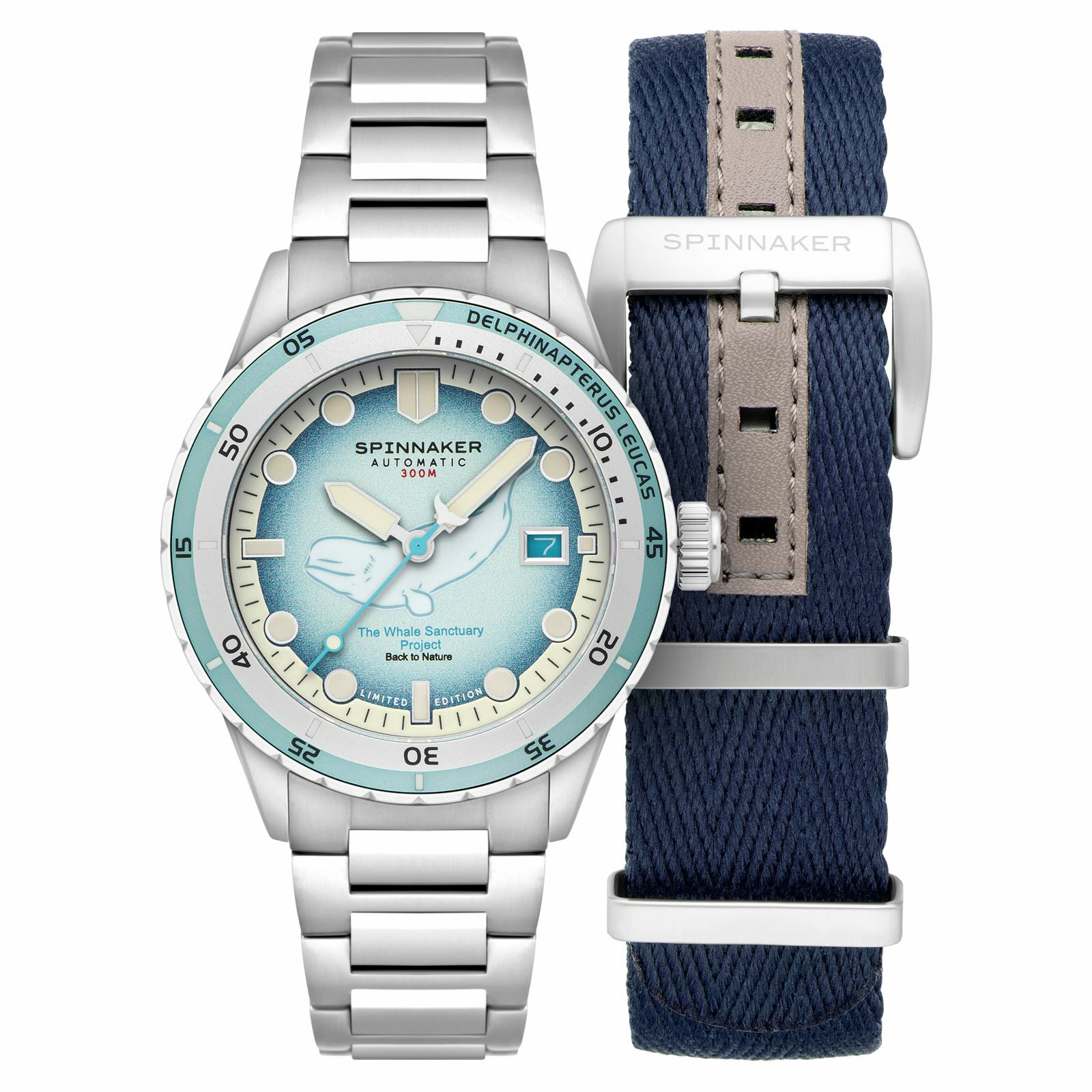 SPINNAKER  HASS AUTOMATIC スピニカー ハス オートマティック<br>ホエール サンクチュアリ プロジェクト リミテッド エディション  / SP-5128-11