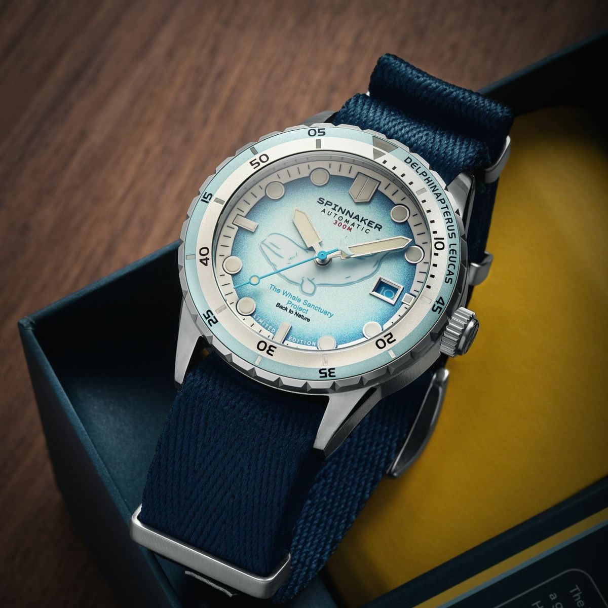 SPINNAKER  HASS AUTOMATIC スピニカー ハス オートマティック<br>ホエール サンクチュアリ プロジェクト リミテッド エディション  / SP-5128-11