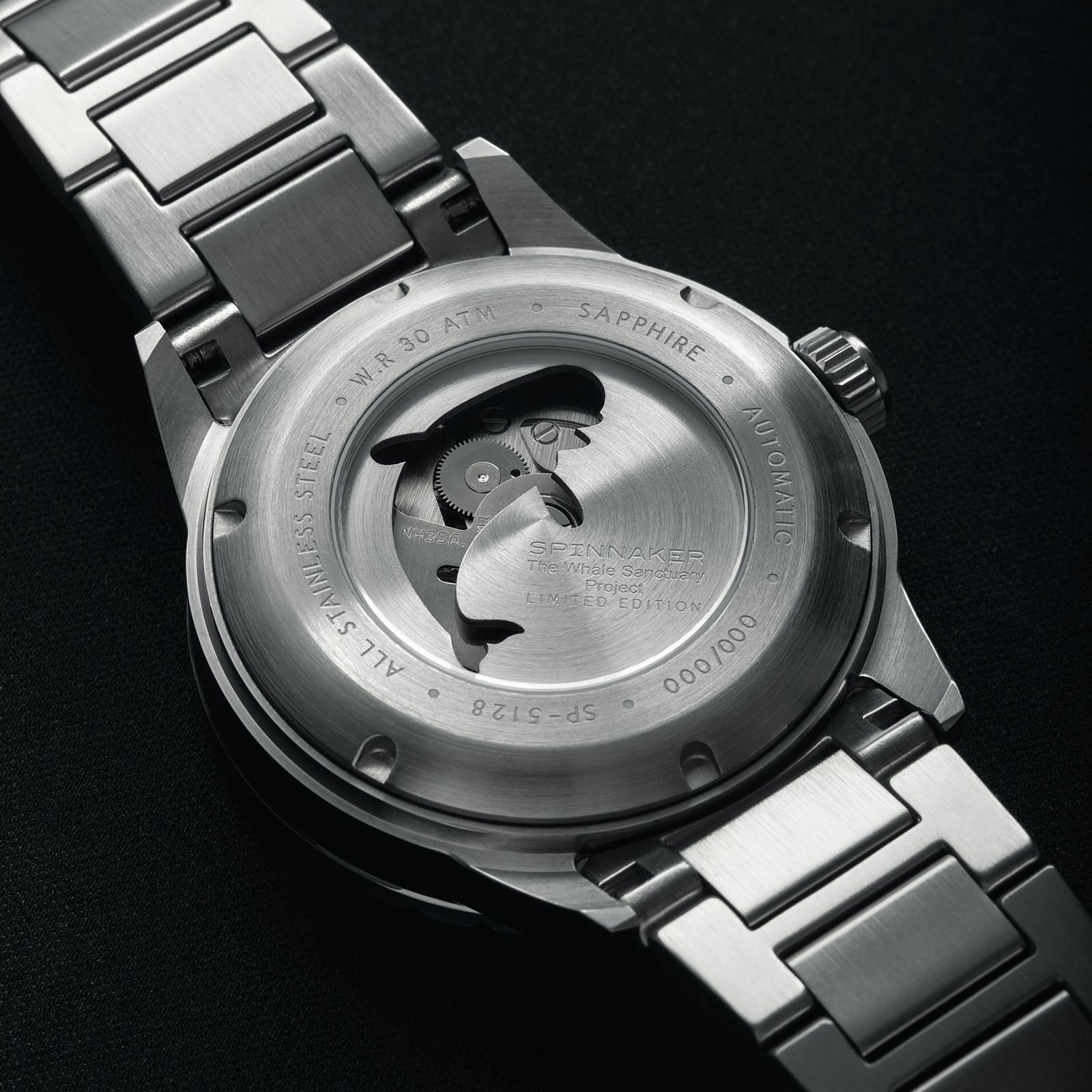 SPINNAKER  HASS AUTOMATIC スピニカー ハス オートマティック<br>ホエール サンクチュアリ プロジェクト リミテッド エディション  / SP-5128-11