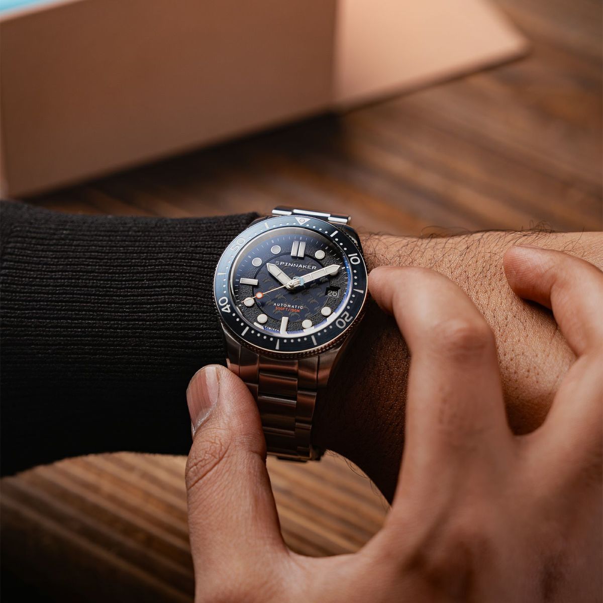 SPINNAKER  CROFT MID-SIZE AUTOMATIC スピニカー クロフト ミッドサイズオートマティック<br>ドルフィンプロジェクト  / SP-5129-11