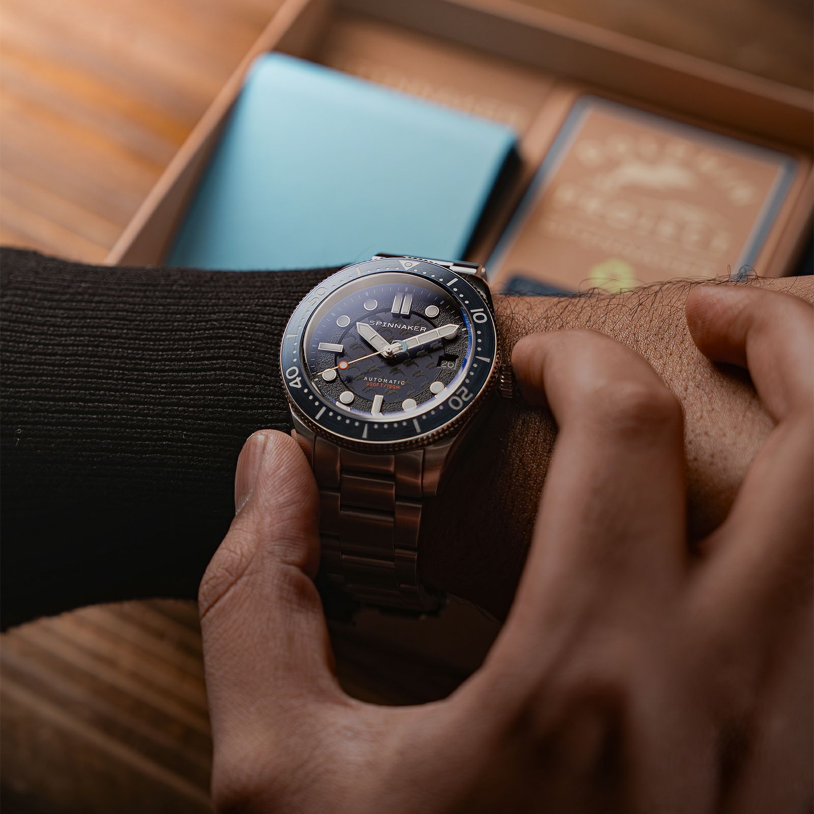 SPINNAKER  CROFT MID-SIZE AUTOMATIC スピニカー クロフト ミッドサイズオートマティック<br>ドルフィンプロジェクト  / SP-5129-11