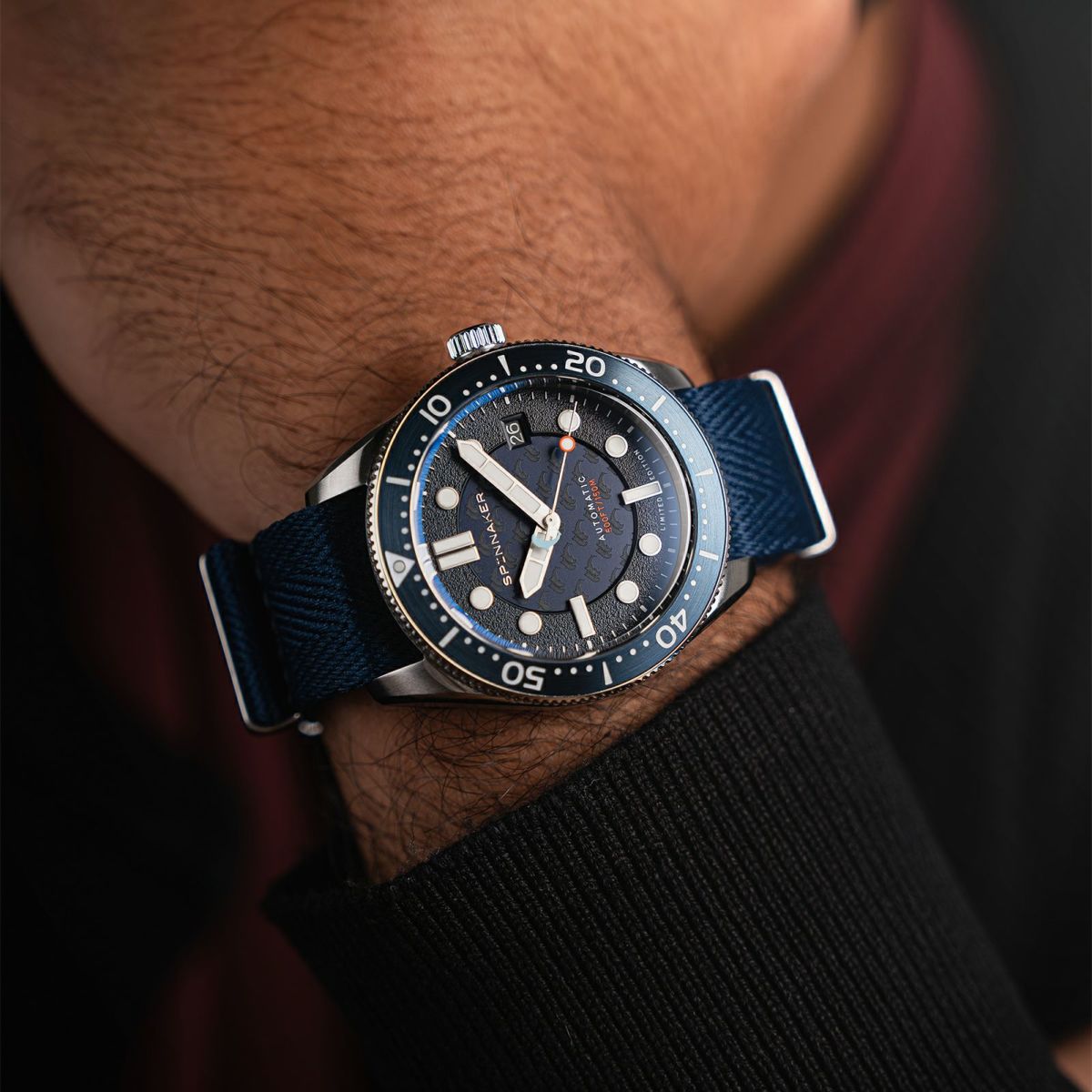 SPINNAKER  CROFT MID-SIZE AUTOMATIC スピニカー クロフト ミッドサイズオートマティック<br>ドルフィンプロジェクト  / SP-5129-11