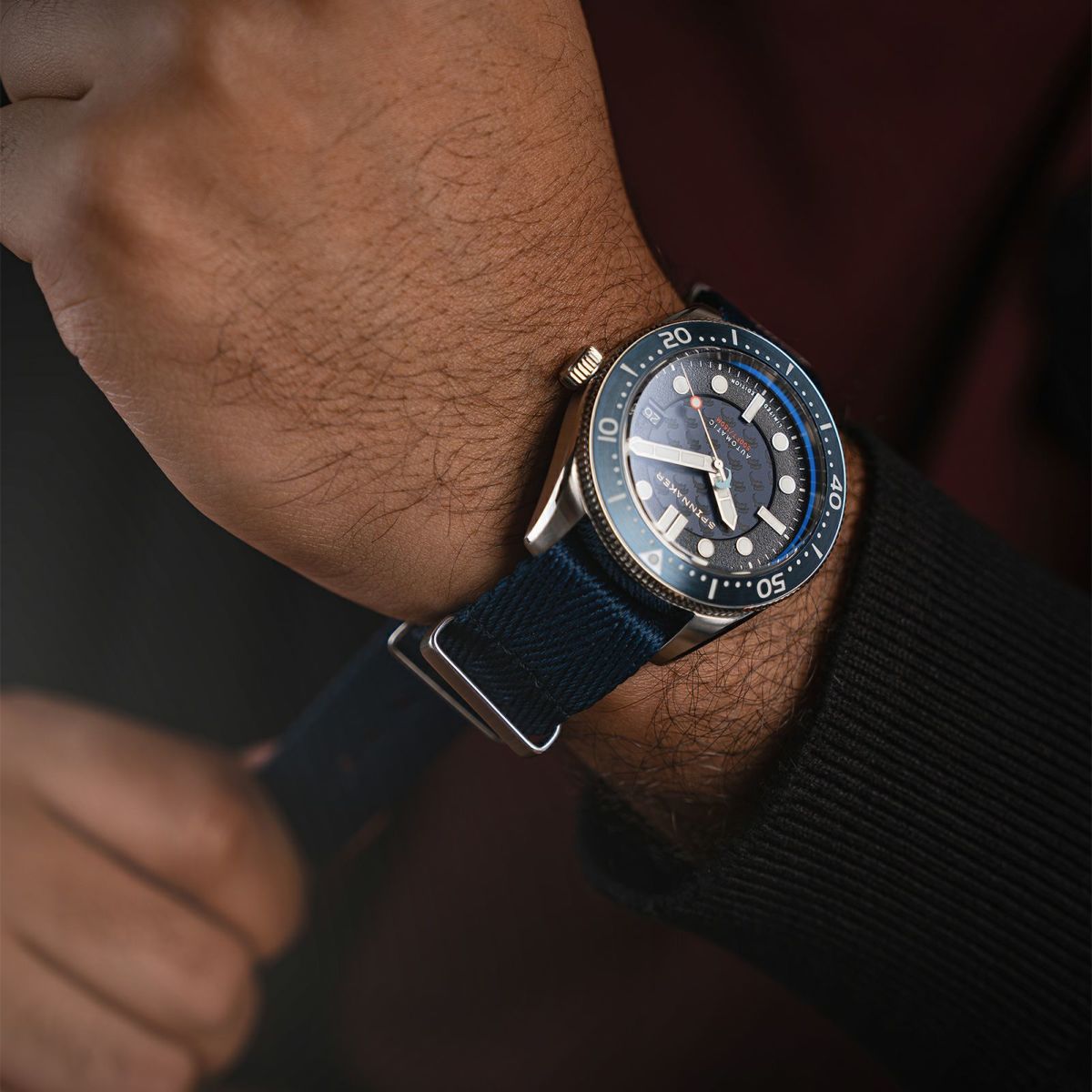 SPINNAKER  CROFT MID-SIZE AUTOMATIC スピニカー クロフト ミッドサイズオートマティック<br>ドルフィンプロジェクト  / SP-5129-11