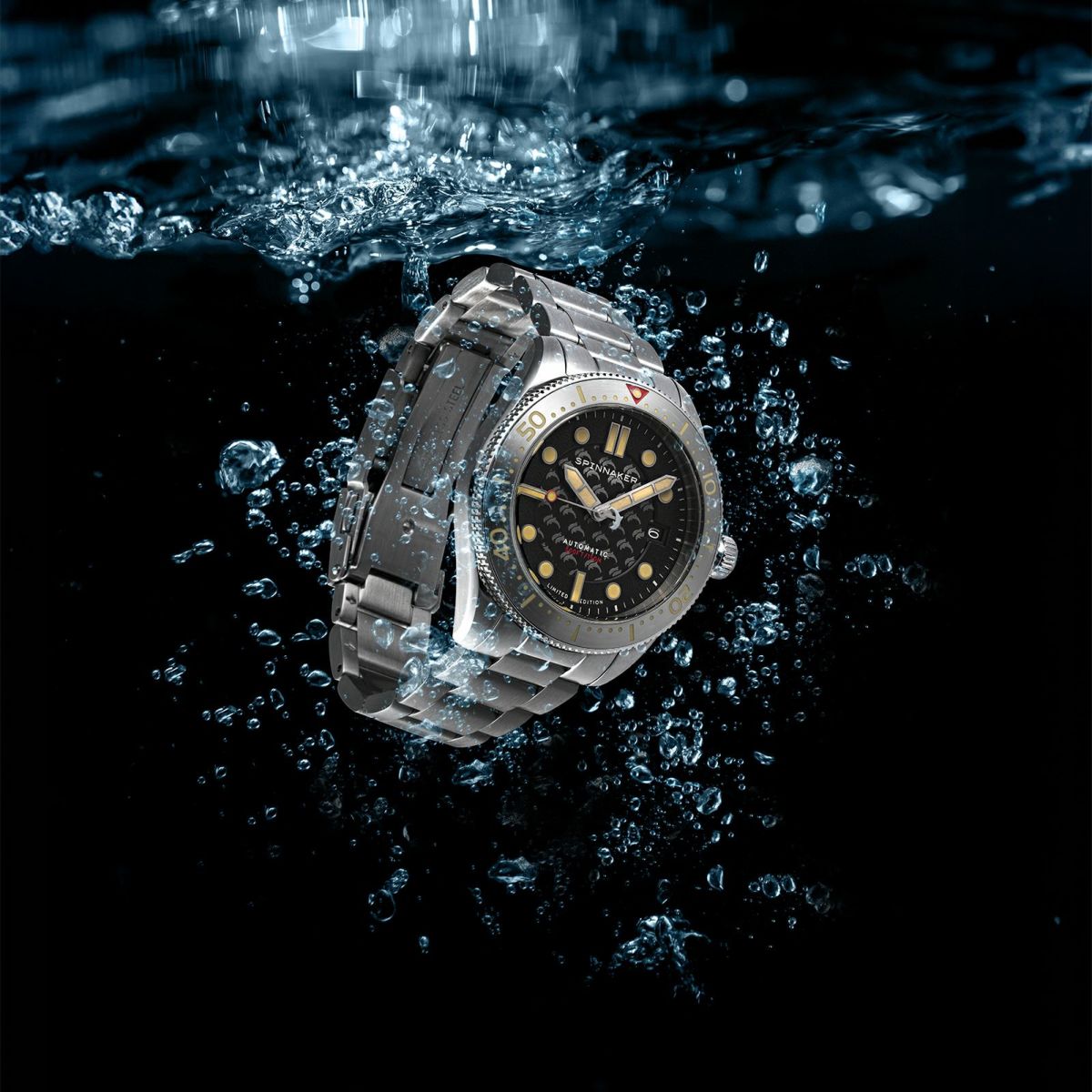 SPINNAKER  CROFT MID-SIZE AUTOMATIC スピニカー クロフト ミッドサイズオートマティック<br>ドルフィンプロジェクト  / SP-5129-22