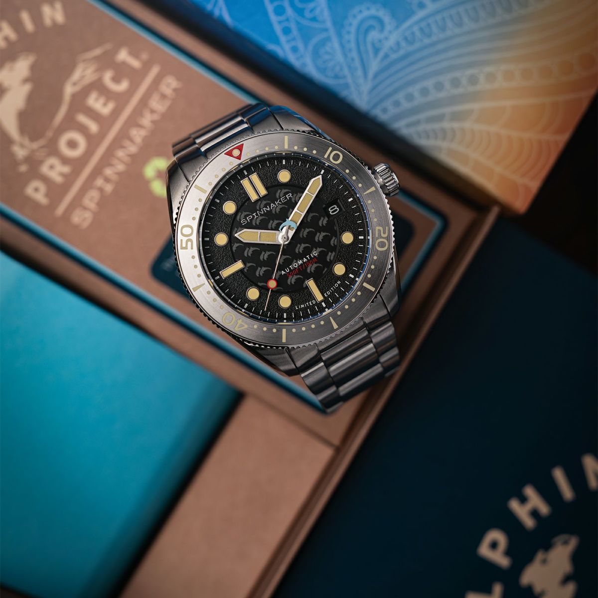 SPINNAKER  CROFT MID-SIZE AUTOMATIC スピニカー クロフト ミッドサイズオートマティック<br>ドルフィンプロジェクト  / SP-5129-22