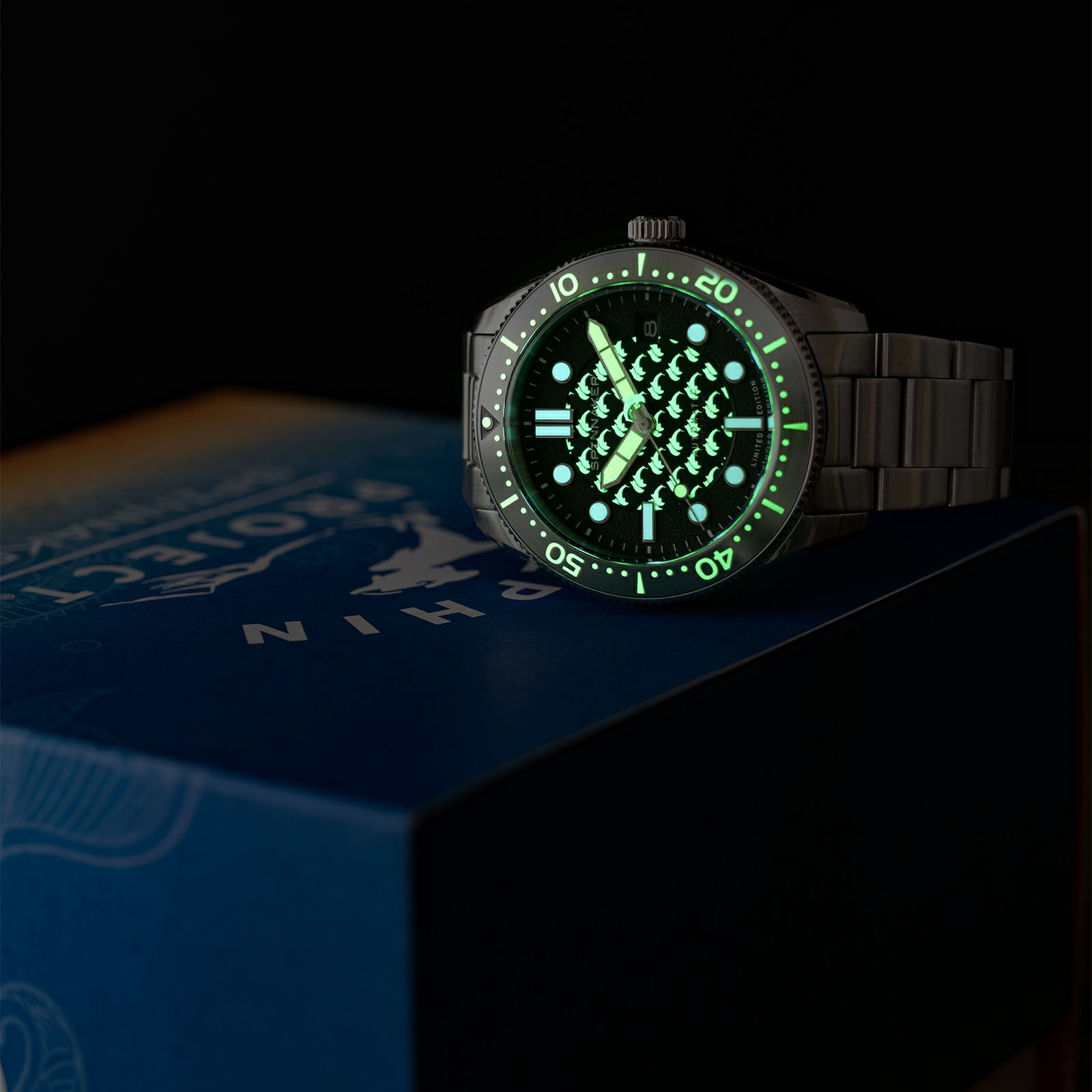 SPINNAKER  CROFT MID-SIZE AUTOMATIC スピニカー クロフト ミッドサイズオートマティック<br>ドルフィンプロジェクト  / SP-5129-22