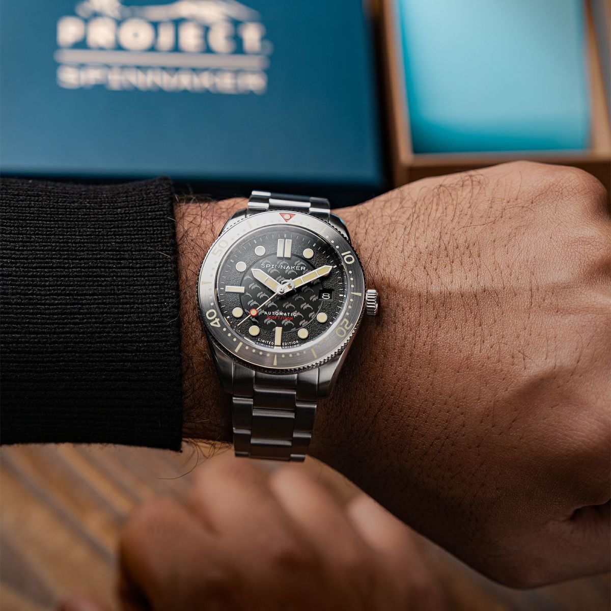 SPINNAKER  CROFT MID-SIZE AUTOMATIC スピニカー クロフト ミッドサイズオートマティック<br>ドルフィンプロジェクト  / SP-5129-22