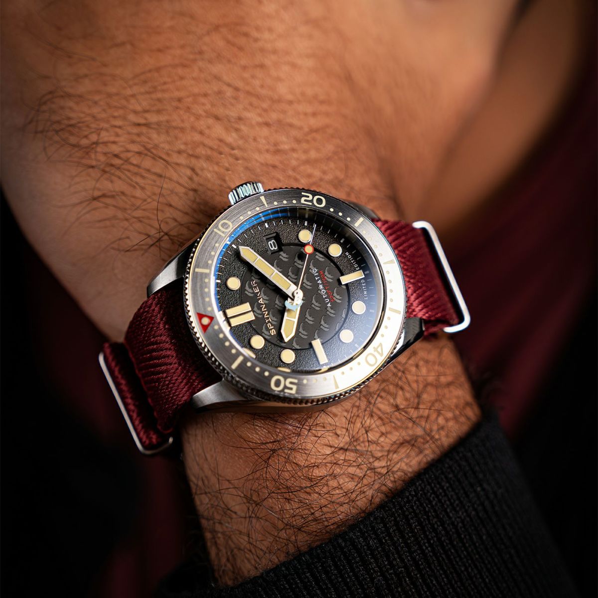 SPINNAKER  CROFT MID-SIZE AUTOMATIC スピニカー クロフト ミッドサイズオートマティック<br>ドルフィンプロジェクト  / SP-5129-22