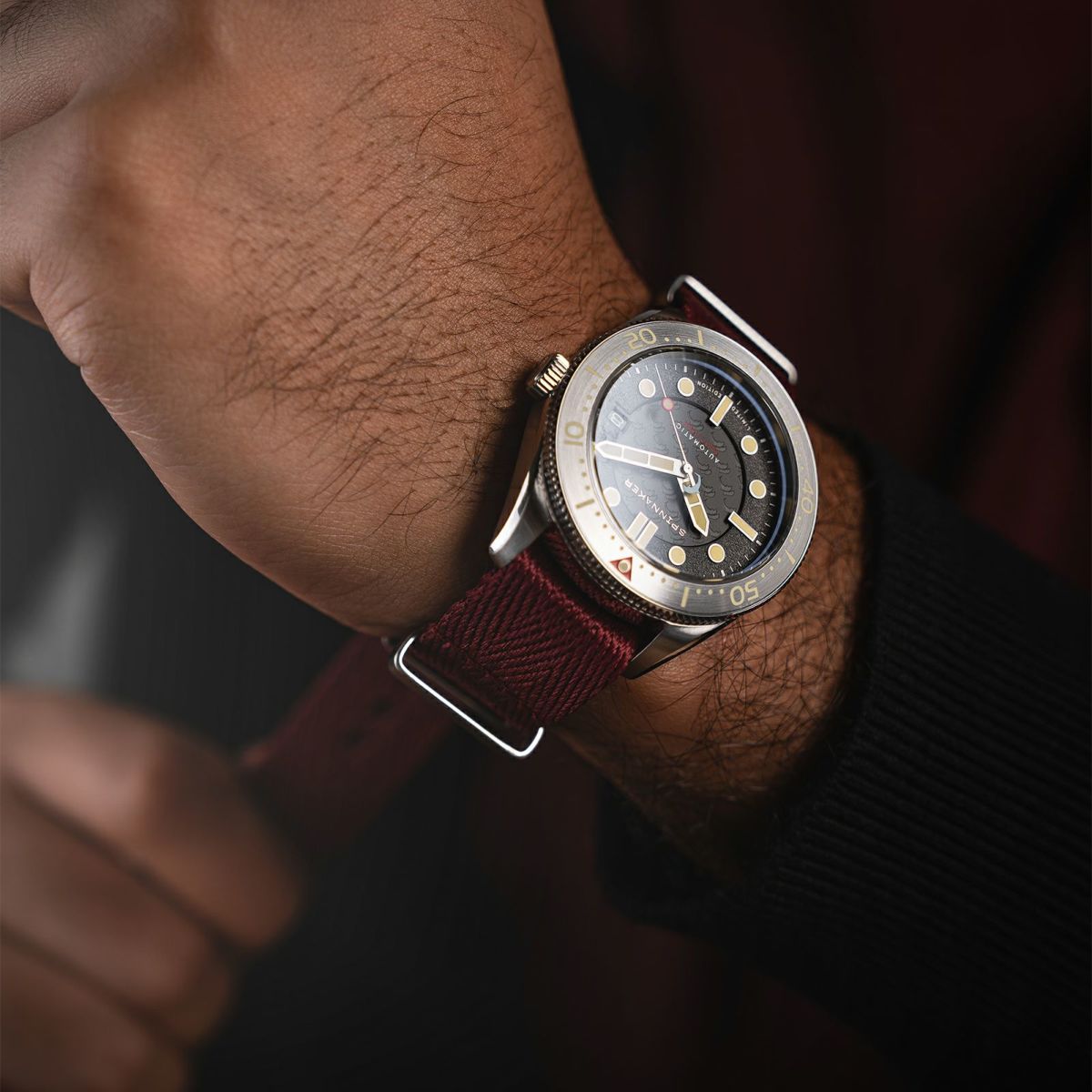 SPINNAKER  CROFT MID-SIZE AUTOMATIC スピニカー クロフト ミッドサイズオートマティック<br>ドルフィンプロジェクト  / SP-5129-22