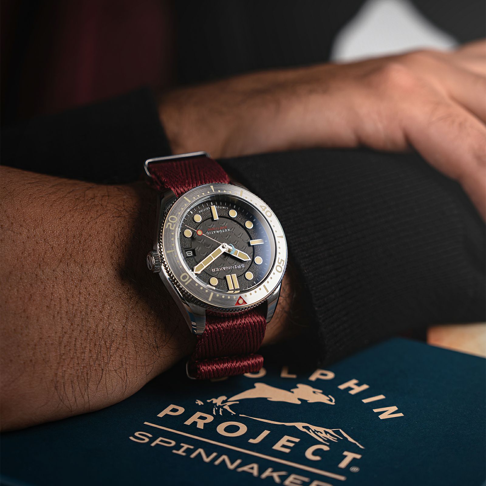 SPINNAKER  CROFT MID-SIZE AUTOMATIC スピニカー クロフト ミッドサイズオートマティック<br>ドルフィンプロジェクト  / SP-5129-22