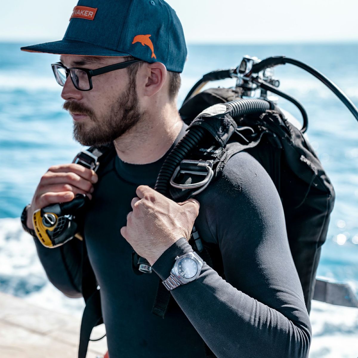 SPINNAKER  CROFT MID-SIZE AUTOMATIC スピニカー クロフト ミッドサイズオートマティック<br>ドルフィンプロジェクト  / SP-5129-22