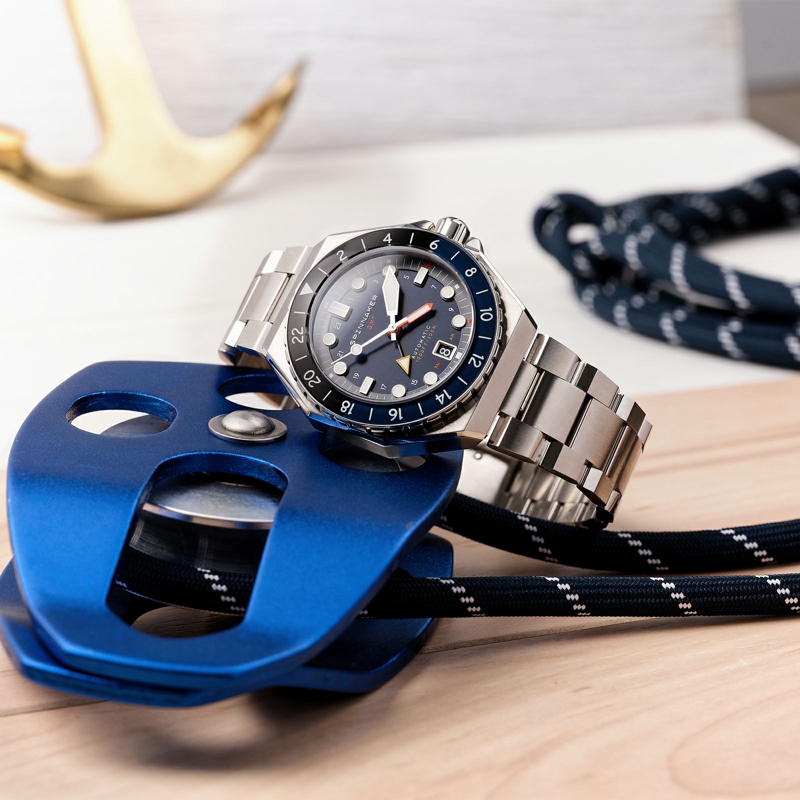 SPINNAKER  DUMAS GMT AUTOMATIC スピニカー デュマGMTオートマティック  / SP-5119-22