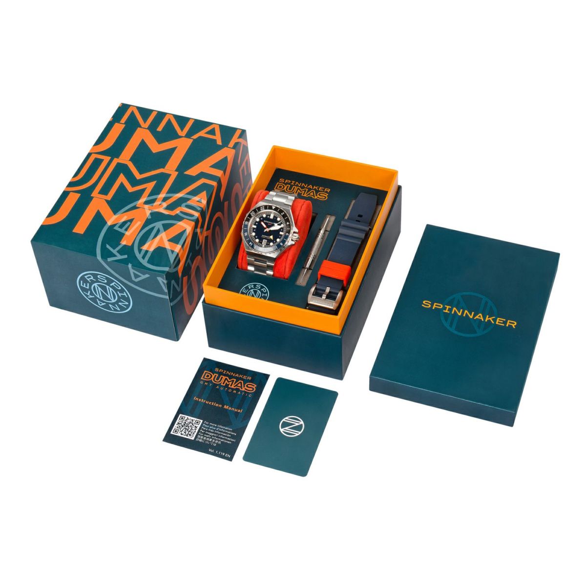 SPINNAKER  DUMAS GMT AUTOMATIC スピニカー デュマGMTオートマティック  / SP-5119-22