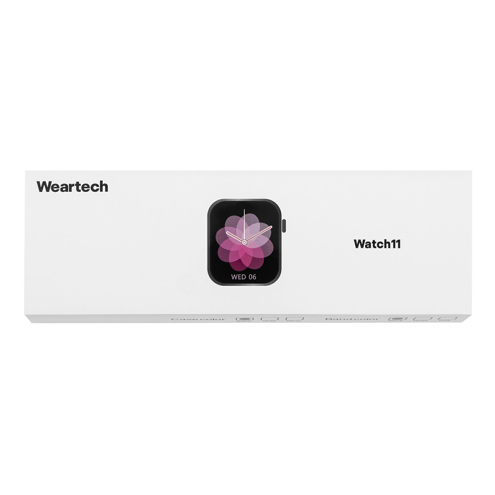 Weartech  Watch11 ウェアテック ウォッチ11 スマートウォッチ  / W11-PGBK