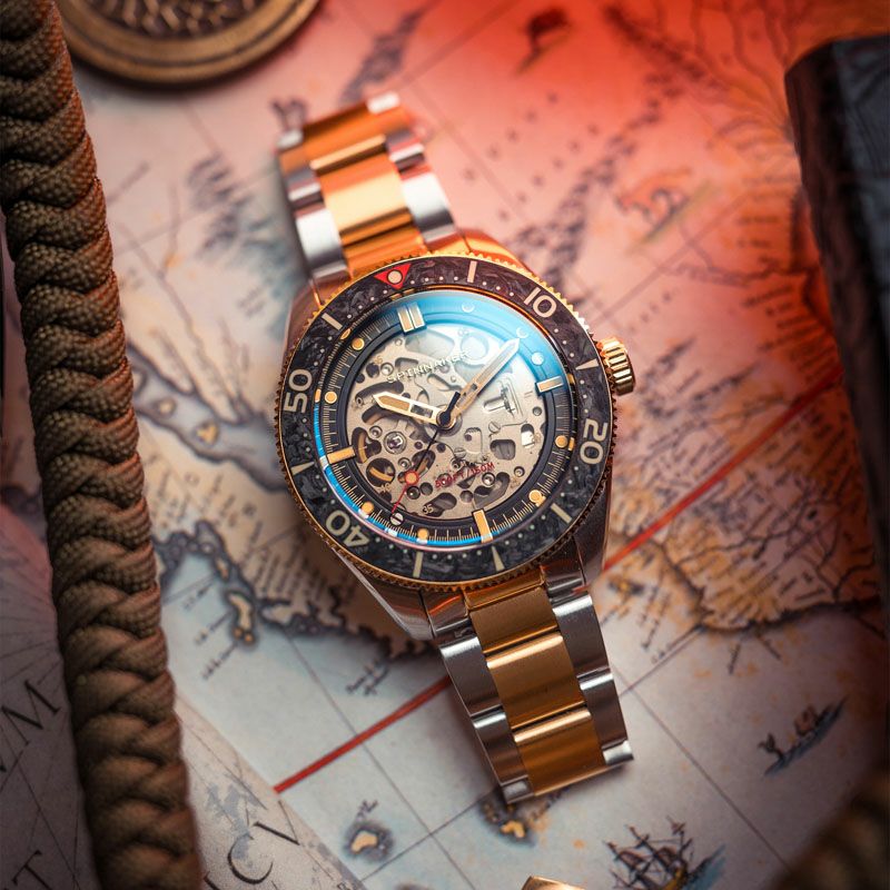 SPINNAKER  CROFT 42 SKELETON AUTOMATIC スピニカー クロフト 42 スケルトン オートマティック / SP-5134-22