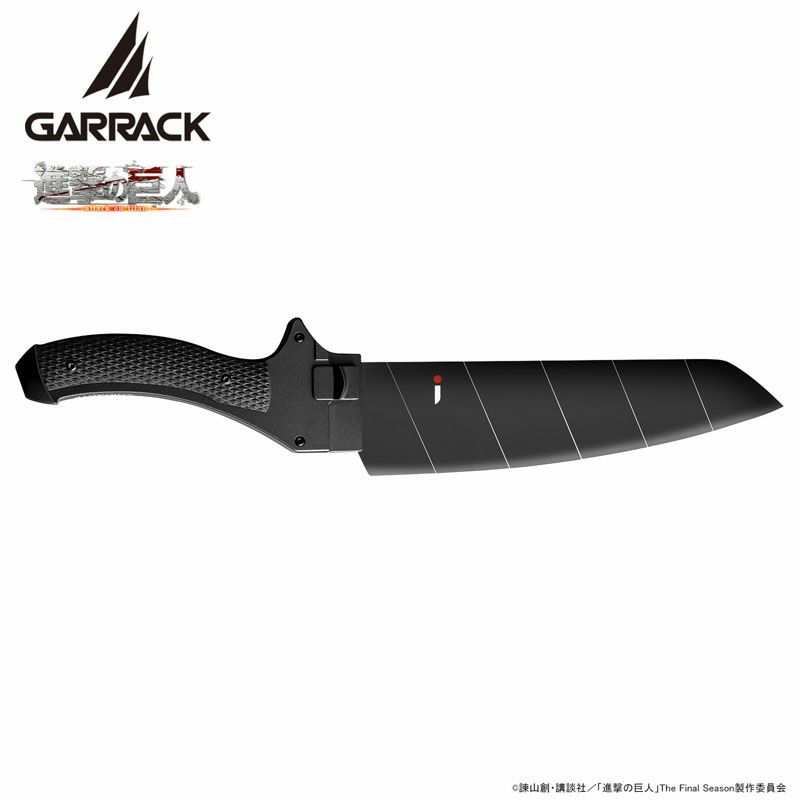 GARRACK 進撃の巨人 ギャラック 進撃の巨人×関市の包丁超硬質ブレード包丁　3徳包丁(NINJA ver) /NIN-3H-SK-BK