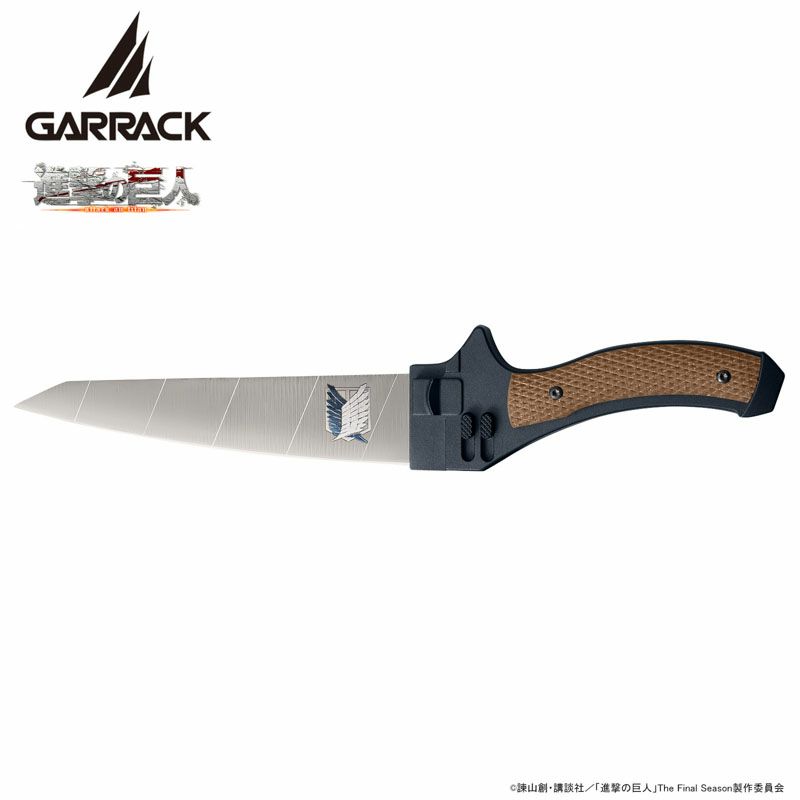 GARRACK 進撃の巨人 ギャラック 進撃の巨人×関市の包丁超硬質ブレード包丁  ペティナイフ /NIN-PK-SK-SV
