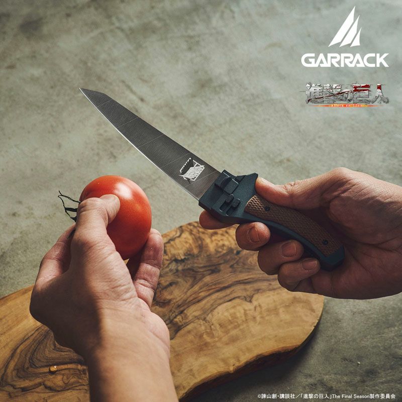 GARRACK 進撃の巨人 ギャラック 進撃の巨人×関市の包丁超硬質ブレード包丁  ペティナイフ /NIN-PK-SK-SV