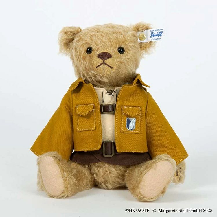 GARRACK 進撃の巨人 ギャラック 『進撃の巨人』10周年記念グッズ 進撃の巨人×シュタイフ エレン・イェーガーテディベア / S001SK