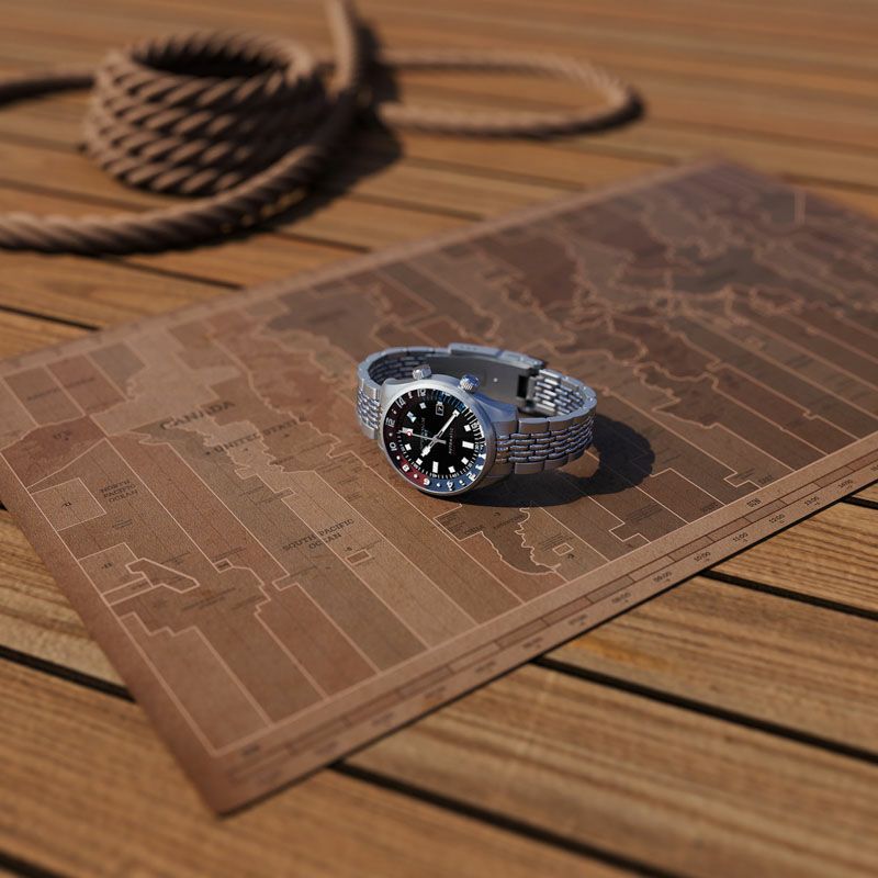 SPINNAKER  BRADNER GMT AUTOMATIC スピニカー ブラッドナー GMT オートマティック / SP-5121-55