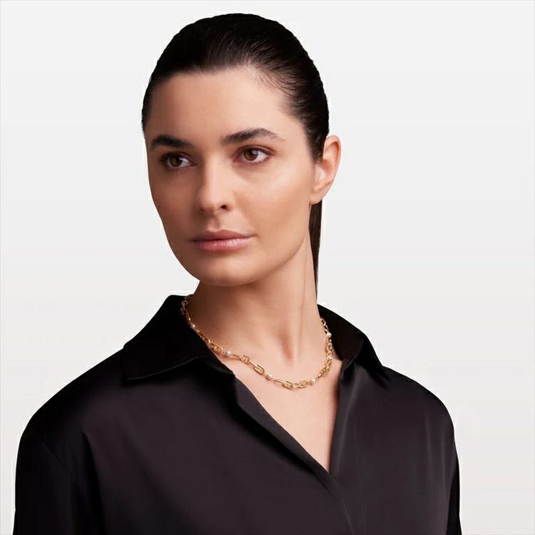 FURLA  FURLA CHAINED LOGO NECKLACE フルラ フルラ チェーン ロゴ ネックレス / FJ0926NTU