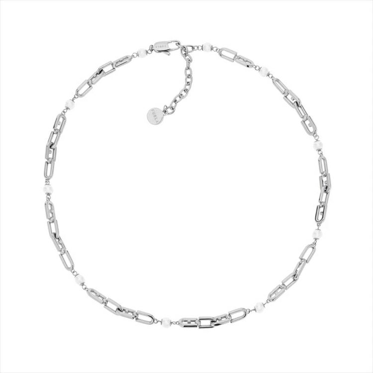 FURLA  FURLA CHAINED LOGO NECKLACE フルラ フルラ チェーン ロゴ ネックレス / FJ0927NTU