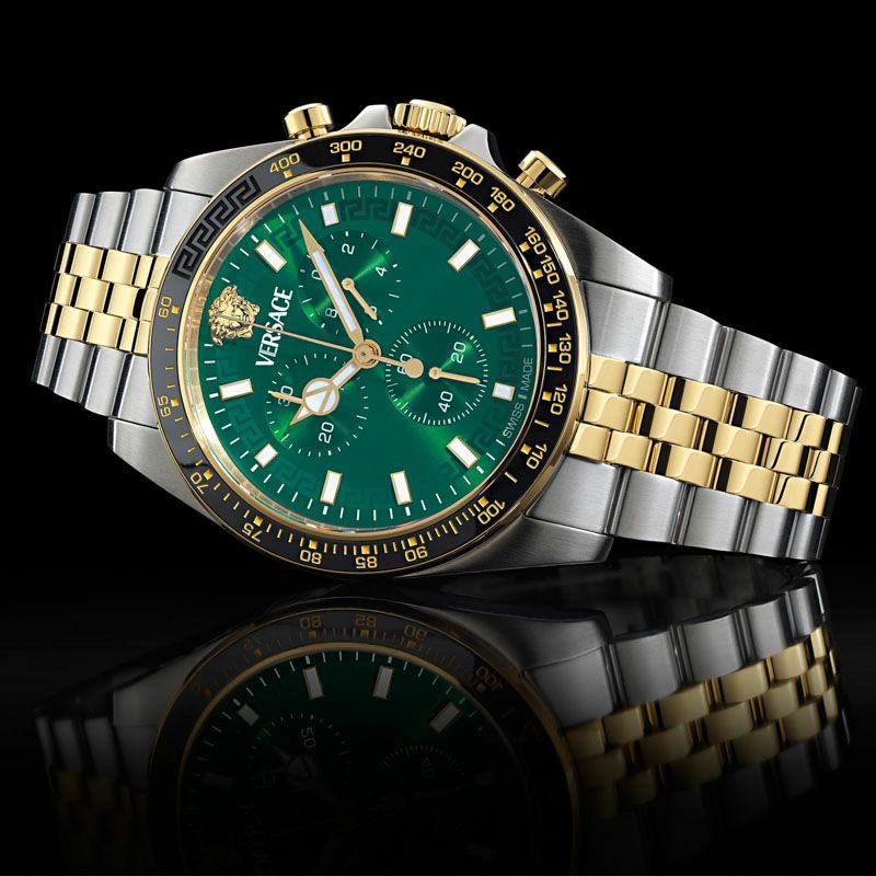 Versace  GRECA CHRONO WAVE ヴェルサーチェ グレカクロノウェーブ / VE0H00425