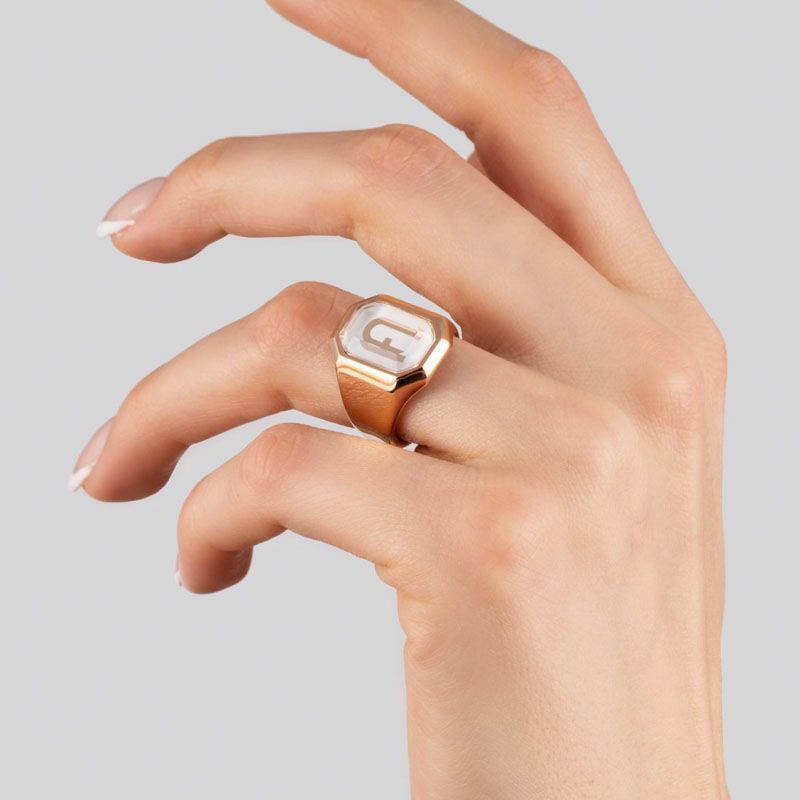 FURLA OCTAGONAL RING フルラ フルラ オクタゴナル リング / FJ0303RT0