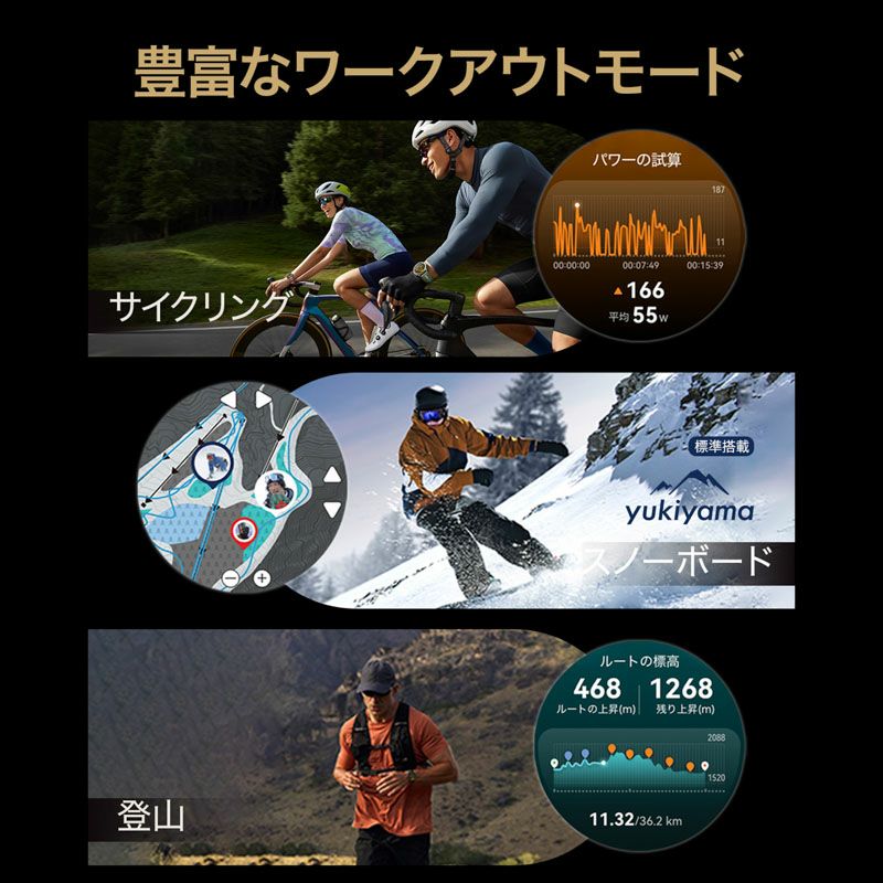 HUAWEI WATCH GT6 Pro 本間コラボ ファーウェイ ウォッチ GT6 プロ 本間コラボ / ATM-B29-HM