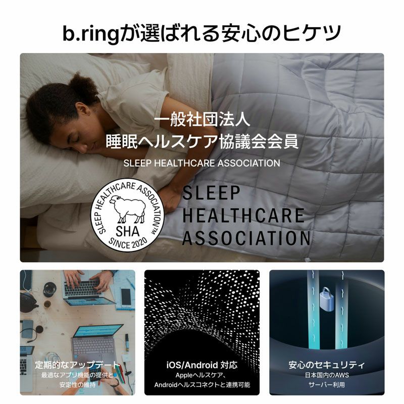 b.ring (サイズ11)ブリング スマートリング G2モデル ステンレススチール シルバー  / B115SSV2