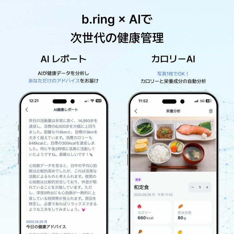 b.ring (サイズ9)ブリング スマートリング G2モデル チタン シルバー  / B095TNSV2